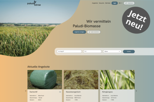 Die toMOORow PaludiBörse startet: Neue Plattform vernetzt Angebot und Nachfrage aus nassen Mooren